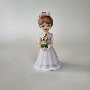 Growing Up Birthday Girls Enesco Brunette "Age 4" New without Box